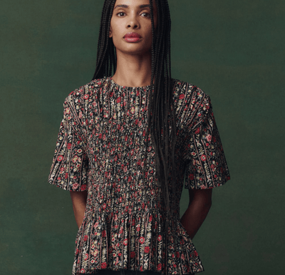 The Smocked Flounce Top. BY THE GREAT