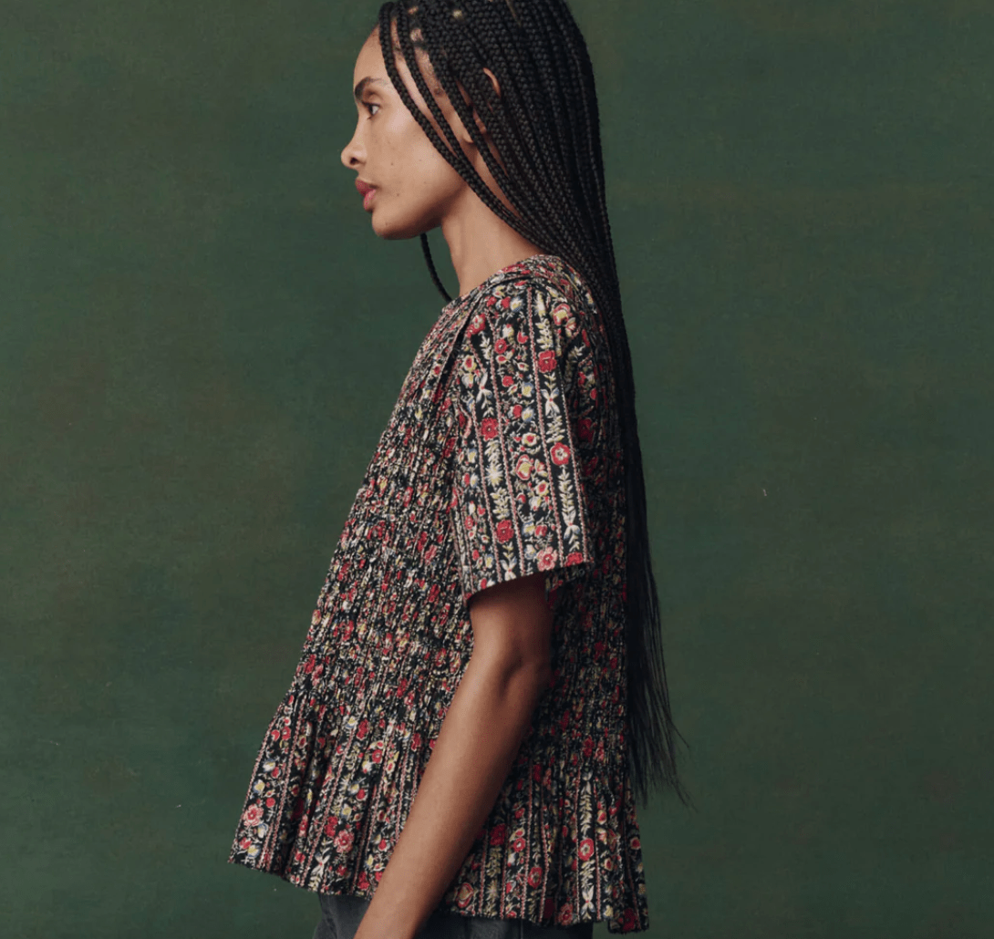 The Smocked Flounce Top. BY THE GREAT