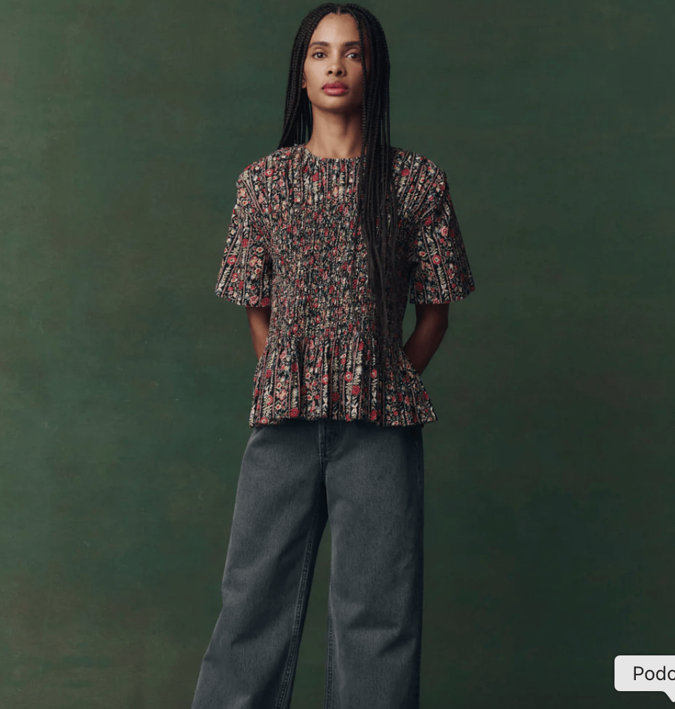 The Smocked Flounce Top. BY THE GREAT