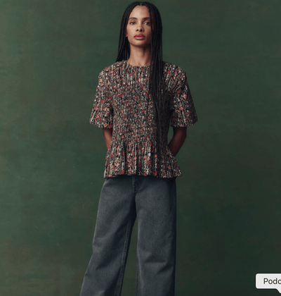 The Smocked Flounce Top. BY THE GREAT