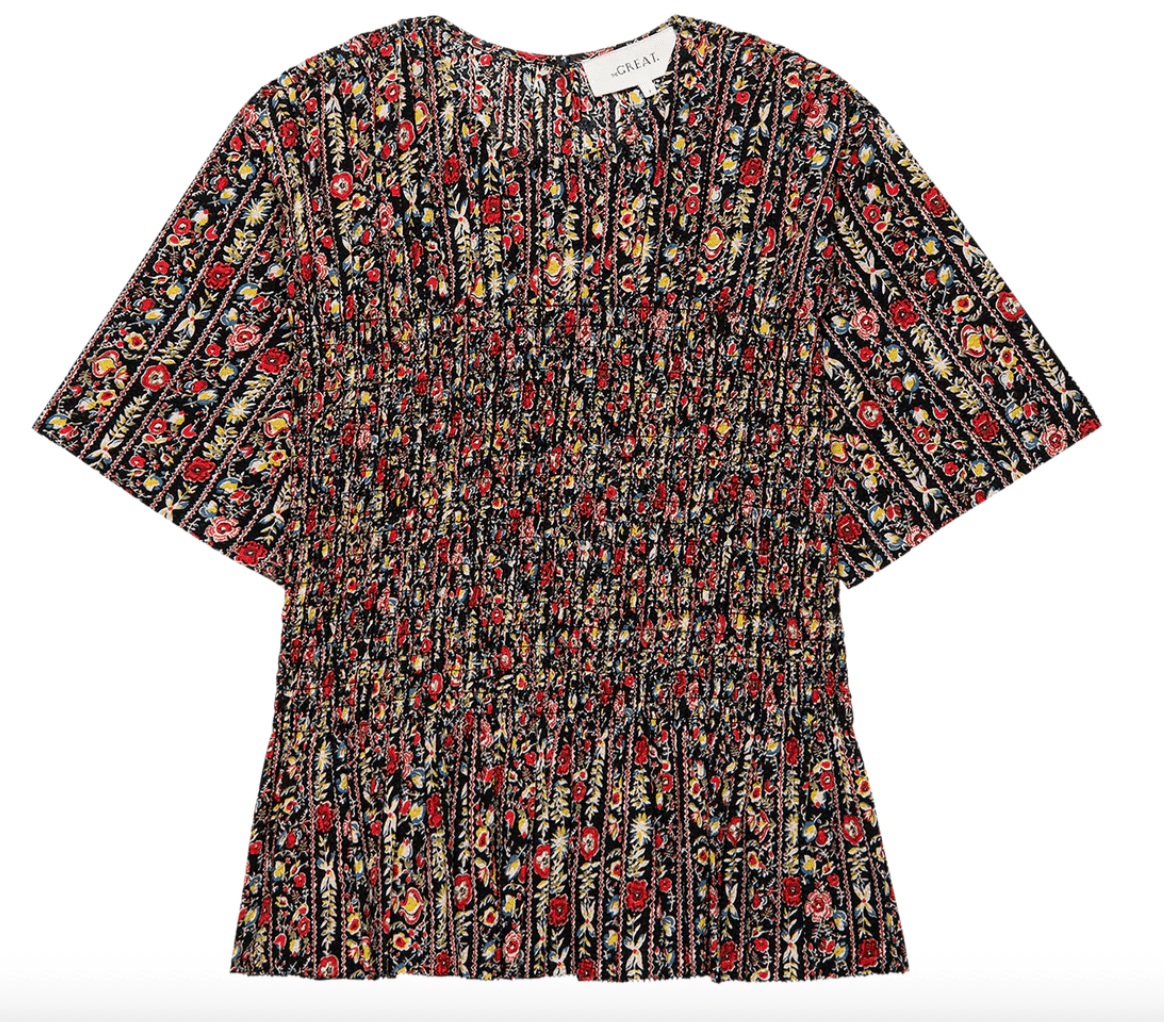 The Smocked Flounce Top. BY THE GREAT
