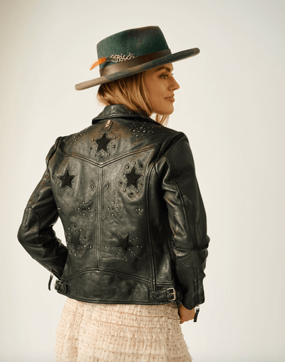 MORGAN RF LEATHER JACKET BY MAURITIUS