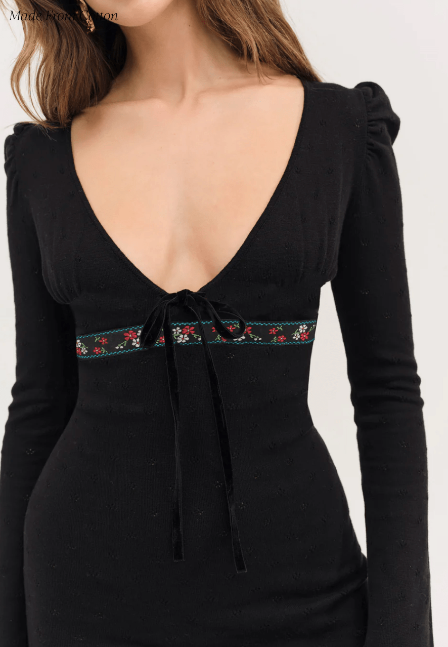 Naomi Knit Mini Dress BY FOR LOVE AND LEMONS