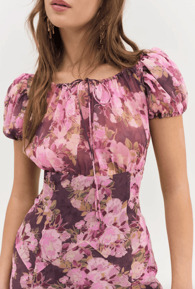 Adeline Floral Midi Dress by FOR LOVE AND LEMONS
