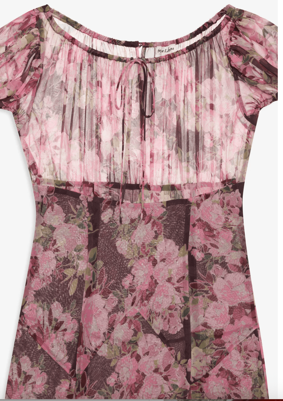Adeline Floral Midi Dress by FOR LOVE AND LEMONS