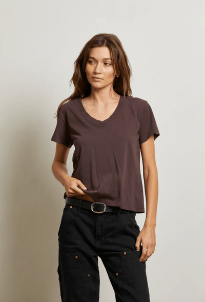 Hendrix Basic V Neck Tee by Perfect White Tee