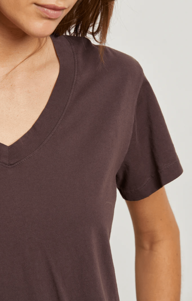 Hendrix Basic V Neck Tee by Perfect White Tee