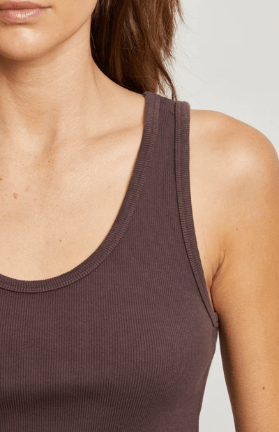 Blondie Ribbed Tank by Perfect White Tee