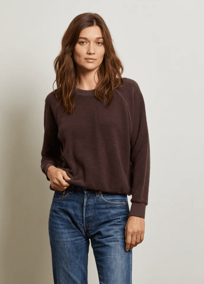 Ziggy Reverse Fleece Shrunken Sweatshirt by Perfect White Tee