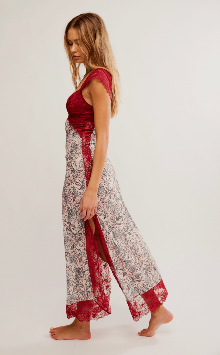Free People x Intimately FP Suddenly Fine Maxi Slip Dress - Birch Combo Free People x Intimately FP Suddenly Fine Maxi Slip Dress - Birch Combo