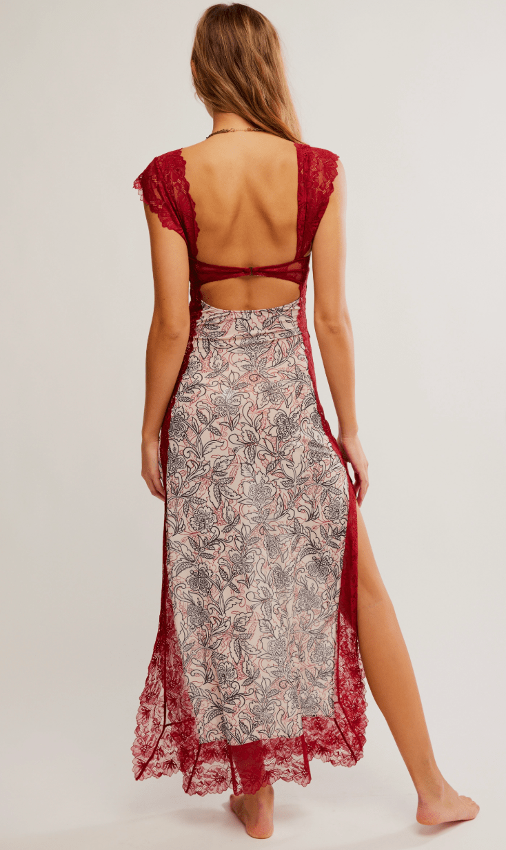 Free People Women's Suddenly Fine Maxi Nightgown - White - Size S