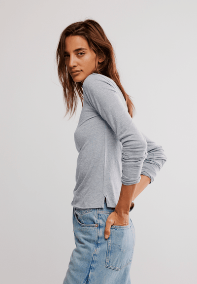 NOVA TEE  LONG SLEEVE BY FREE PEOPLE