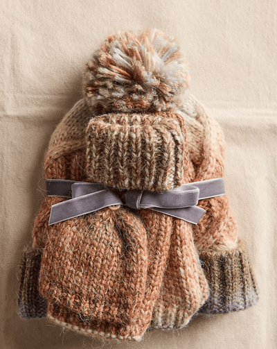 RAINBOW RUN HAT & GLOVES BY FREE PEOPLE
