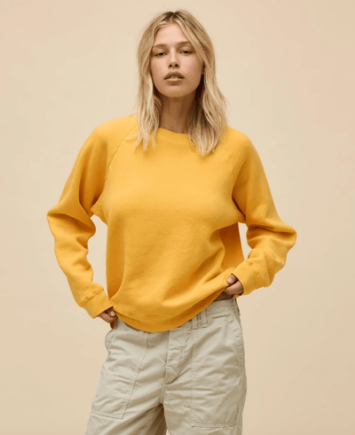 Solid Vintage Raglan Sweatshirt BY DAYDREAMER