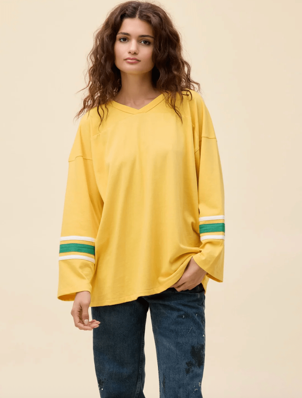 Solid Hockey Jersey Long Sleeve BY DAYDREAMER