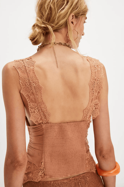 ELENA LACE TANK BY FREE PEOPLE