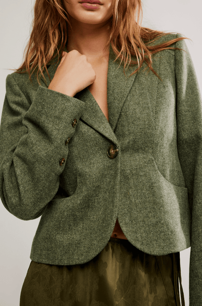 WHIP SMART BLAZER BY FREE PEOPLE