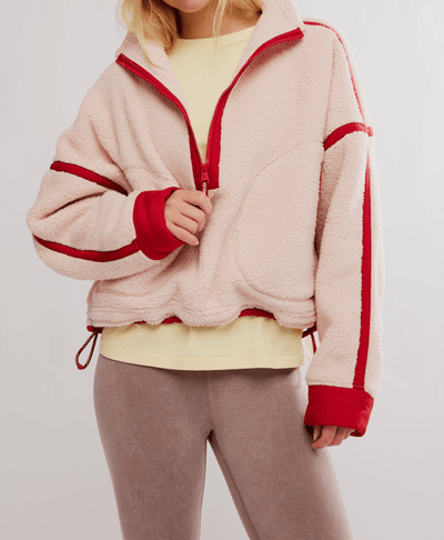 Mountain High Half Zip Fleece BY FREE PEOPLE