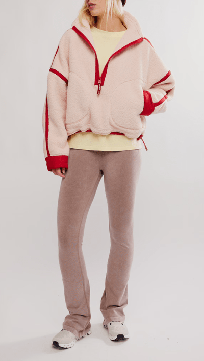 Mountain High Half Zip Fleece BY FREE PEOPLE