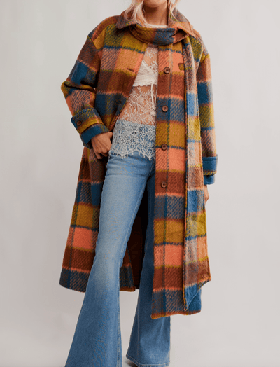 Dalton Woolen Coat BY FREE PEOPLE
