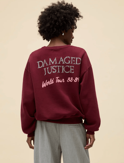 Metallica Justice For All Oversized Crew Sweatshirt BY DAYDREAMER