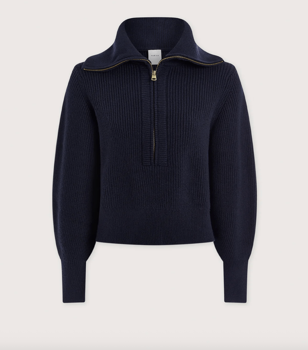 Maura Half-Zip Rib Knit BY VARLEY