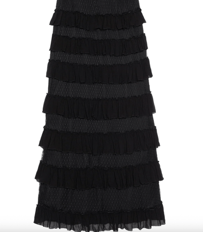 The Winter Mesh Flounce Skirt BY THE GREAT