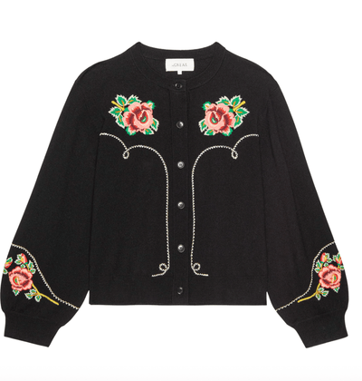 The Heirloom Rose Western Cardigan BY THE GREAT