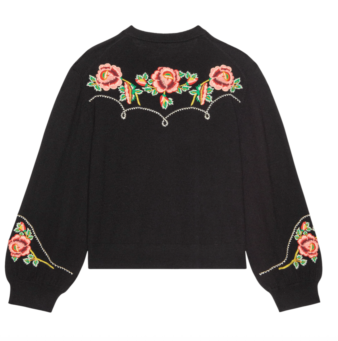 The Heirloom Rose Western Cardigan BY THE GREAT