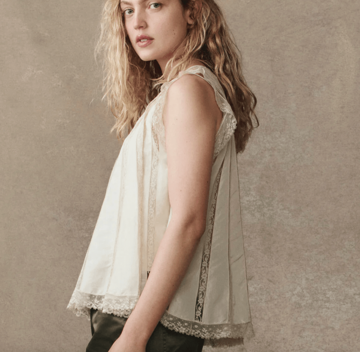 The Keepsake Lace Shell Top BY THE GREAT