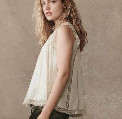 The Keepsake Lace Shell Top BY THE GREAT