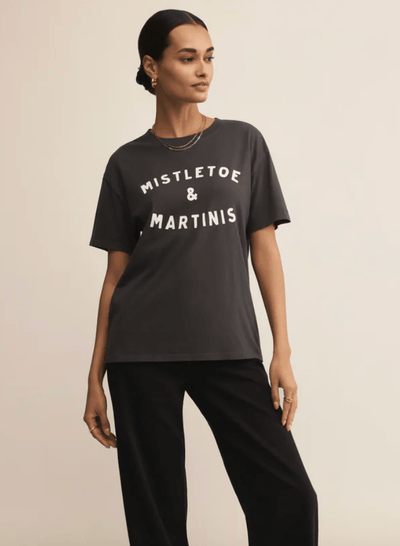 Mistletoe Boyfriend Tee BY Z SUPPLY