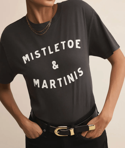 Mistletoe Boyfriend Tee BY Z SUPPLY