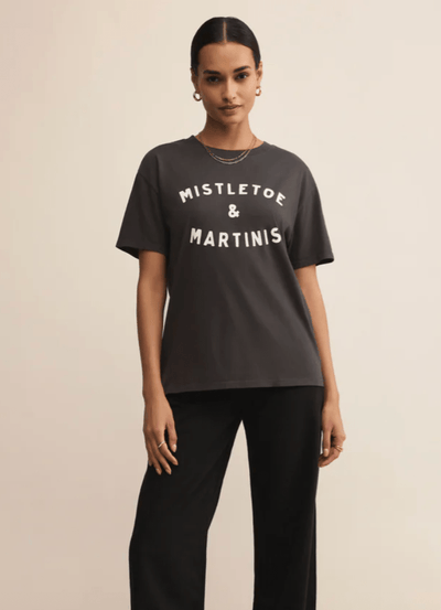 Mistletoe Boyfriend Tee BY Z SUPPLY