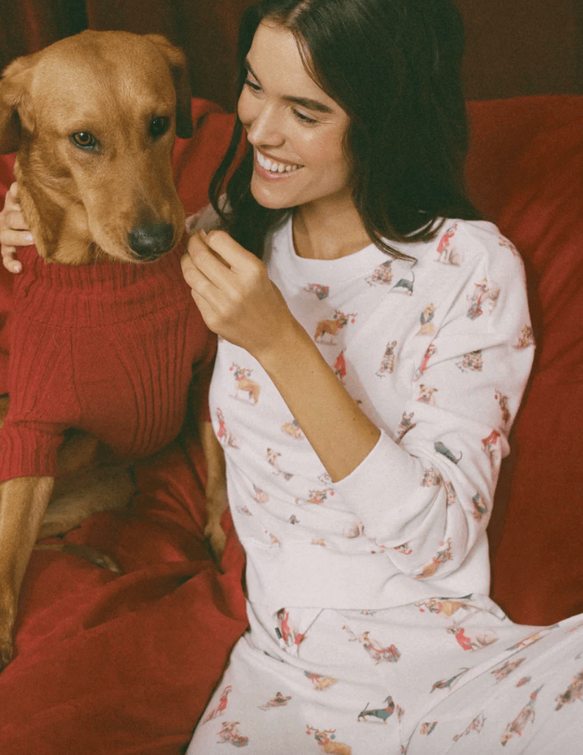 Cozy Up Pup Long Sleeve Top BY Z SUPPLY