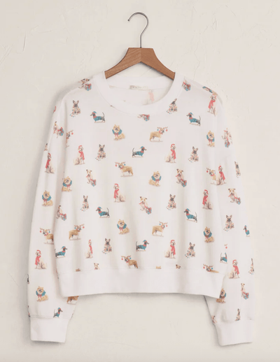 Cozy Up Pup Long Sleeve Top BY Z SUPPLY