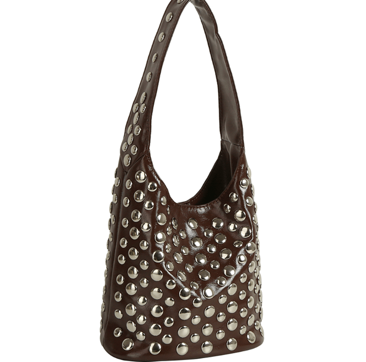 The Rebel Studded Shoulder Bag BY 75
