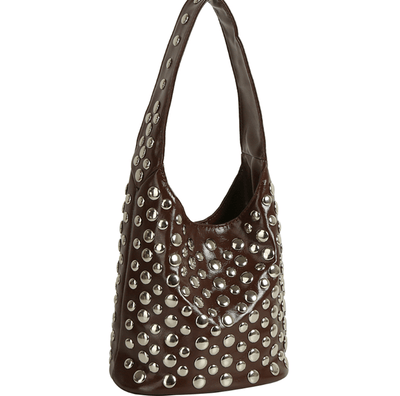 The Rebel Studded Shoulder Bag BY 75