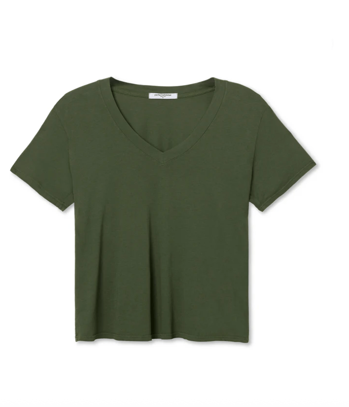 Hendrix Basic V Neck Tee by Perfect White Tee