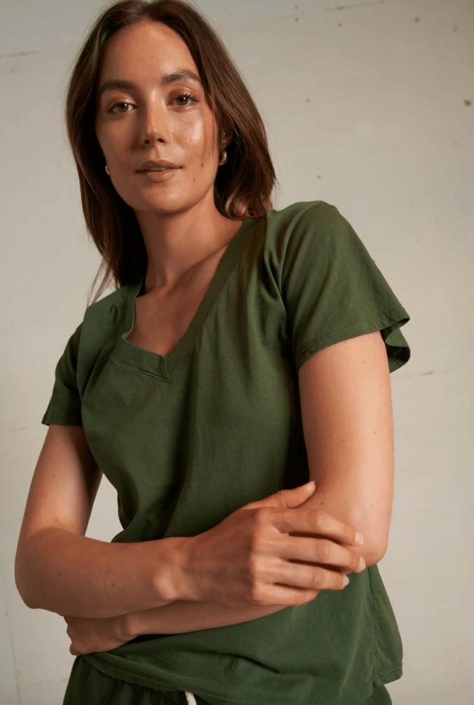 Hendrix Basic V Neck Tee by Perfect White Tee