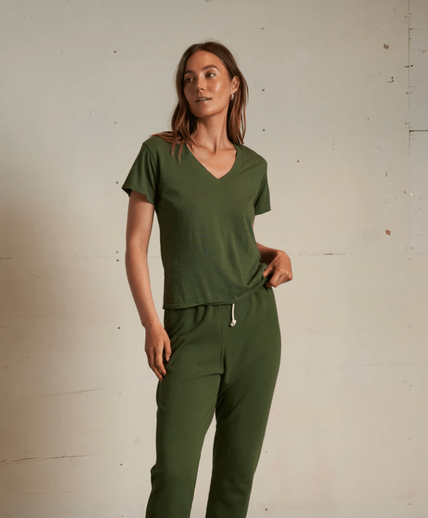 Hendrix Basic V Neck Tee by Perfect White Tee