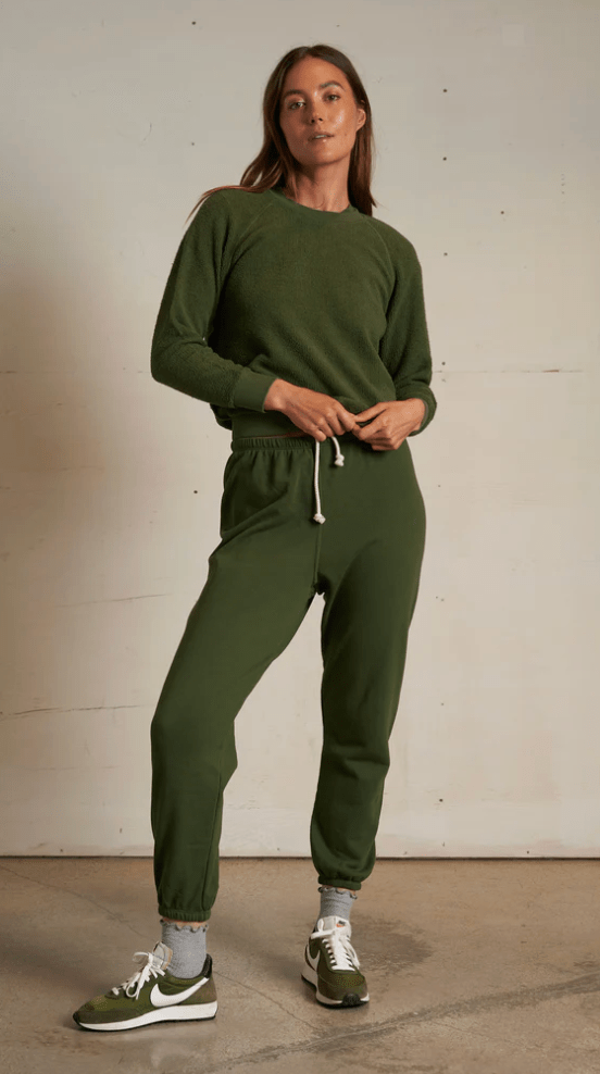 Ziggy Reverse Fleece Shrunken Sweatshirt by Perfect White Tee