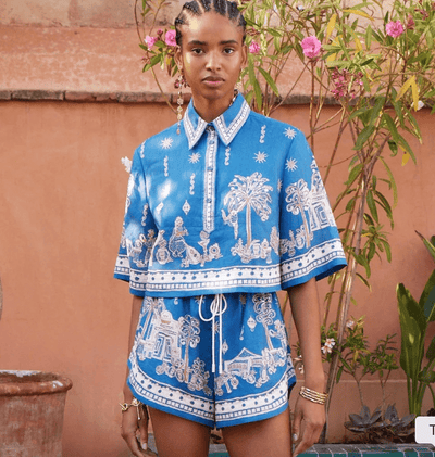 Acacia Cropped Shorts BY ALEMAIS