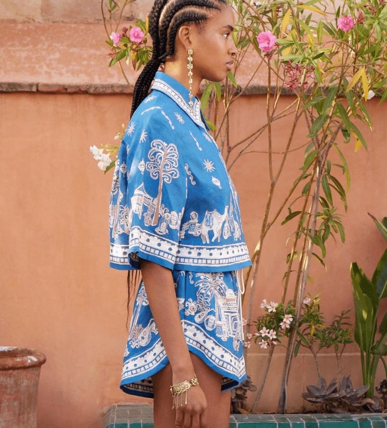 Acacia Cropped Shorts BY ALEMAIS