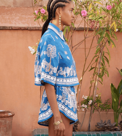 Acacia Cropped Shirt BY ALEMAIS