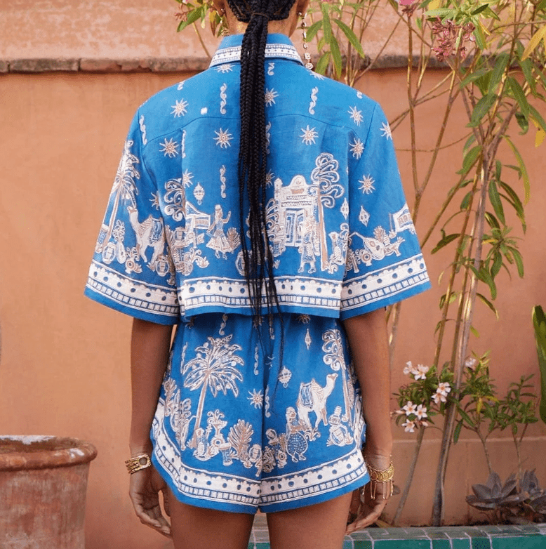 Acacia Cropped Shirt BY ALEMAIS