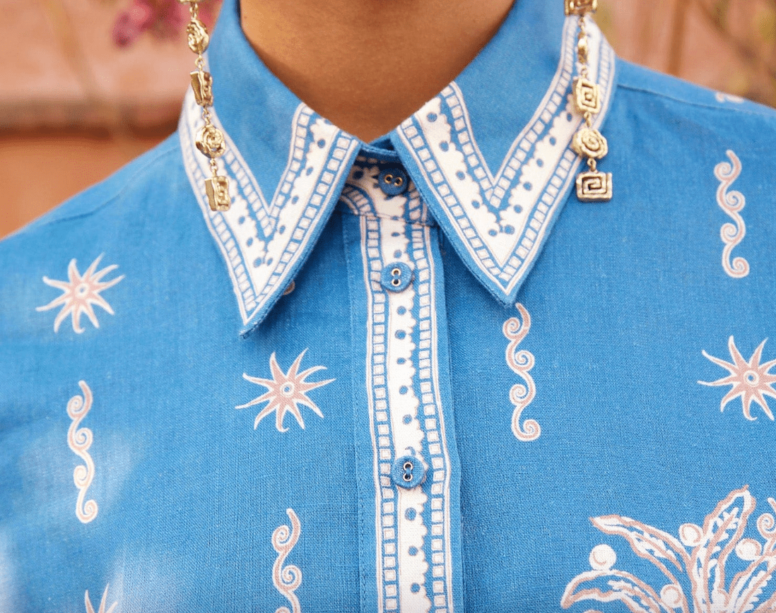 Acacia Cropped Shirt BY ALEMAIS