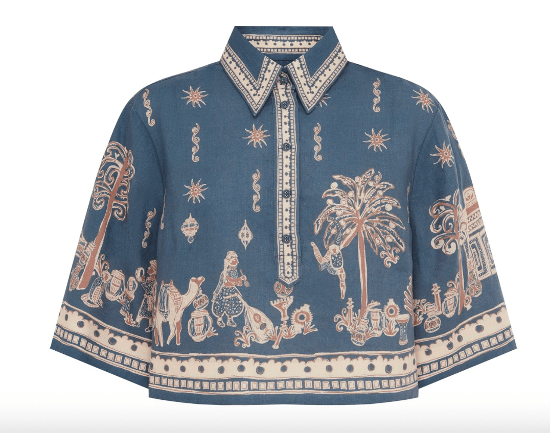 Acacia Cropped Shirt BY ALEMAIS