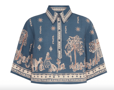 Acacia Cropped Shirt BY ALEMAIS