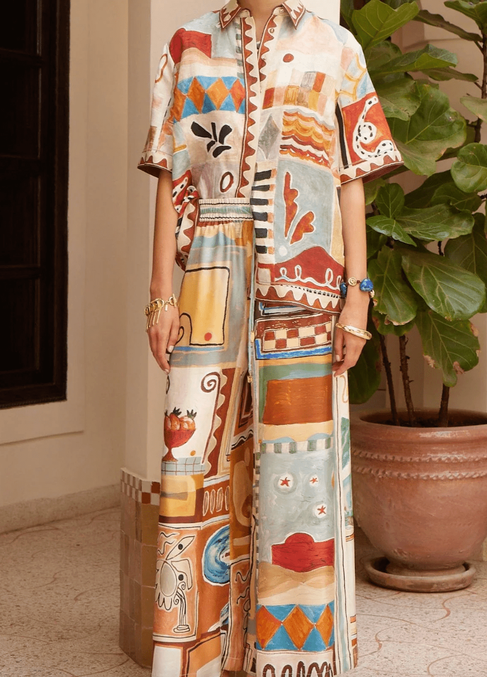 Michelle Silk Pant BY ALEMAIS